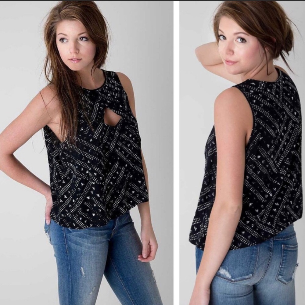 Free People Look Through keyhole tank top